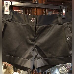 Express Black High Waist Cuffed Women's Shorts